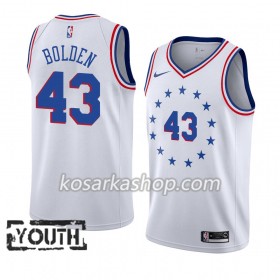 Dres Philadelphia 76ers Jonah Bolden 43 Nike 2018-19 Bijela Swingman - Dječji